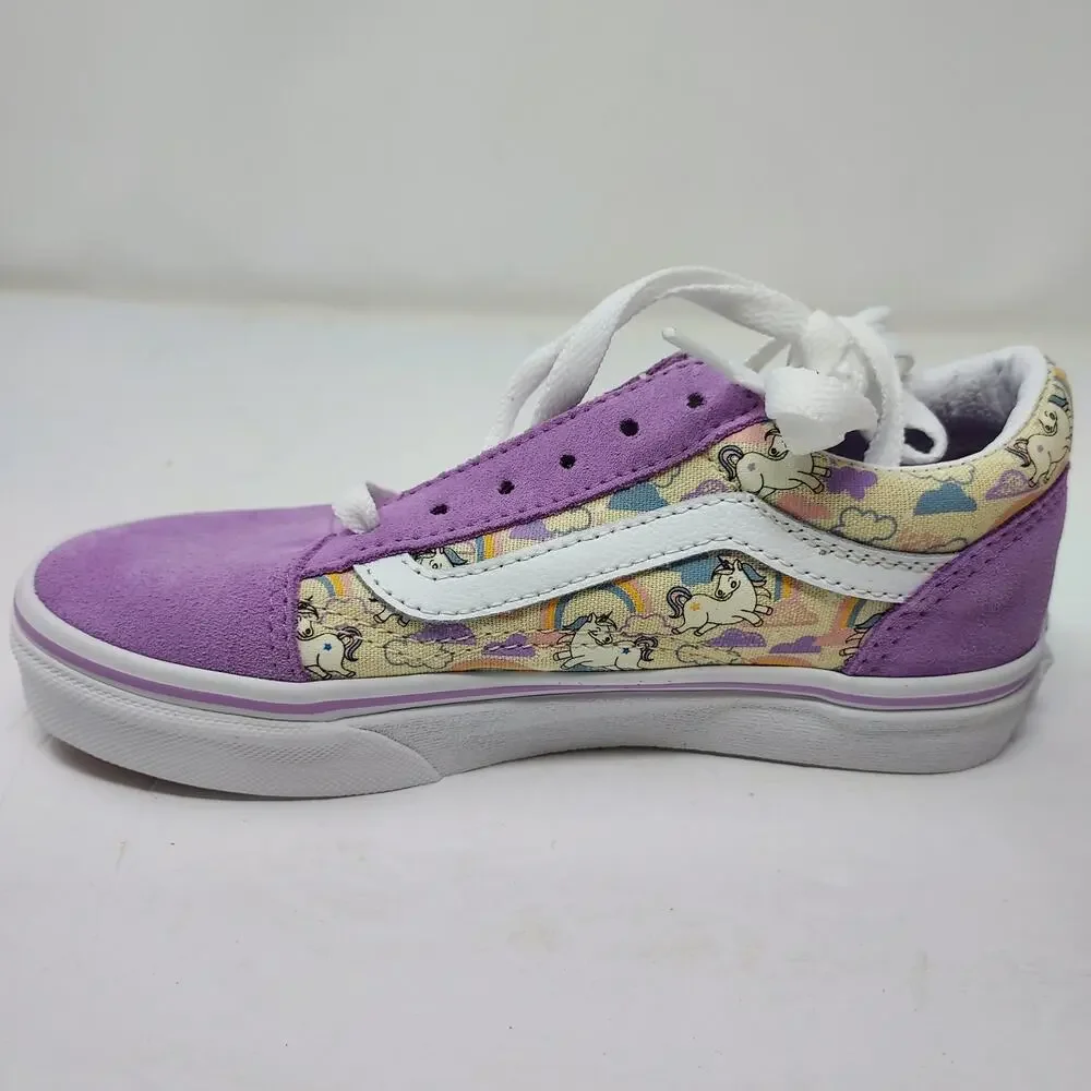 NEW Vans 'Glow In The Dark' Mythical Unicorns Glow Sheer Lilac Size 1 - Picture 6 of 9